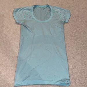 Light blue Lulu lemon swiftly tech shirt size 4